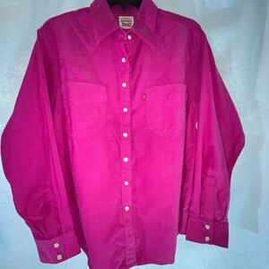 Pink Western Shirt by Levi’s NWT Women’s Small US